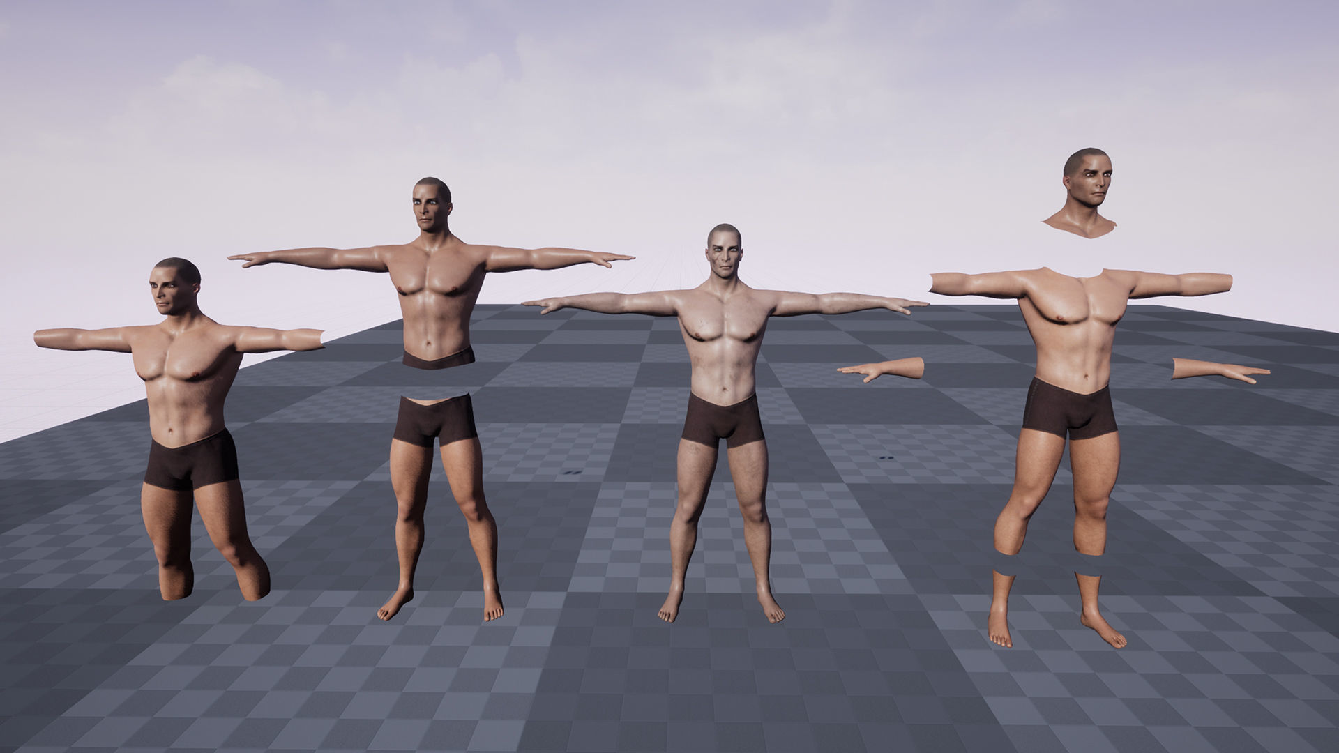 Assassin Low-poly 3D model_21