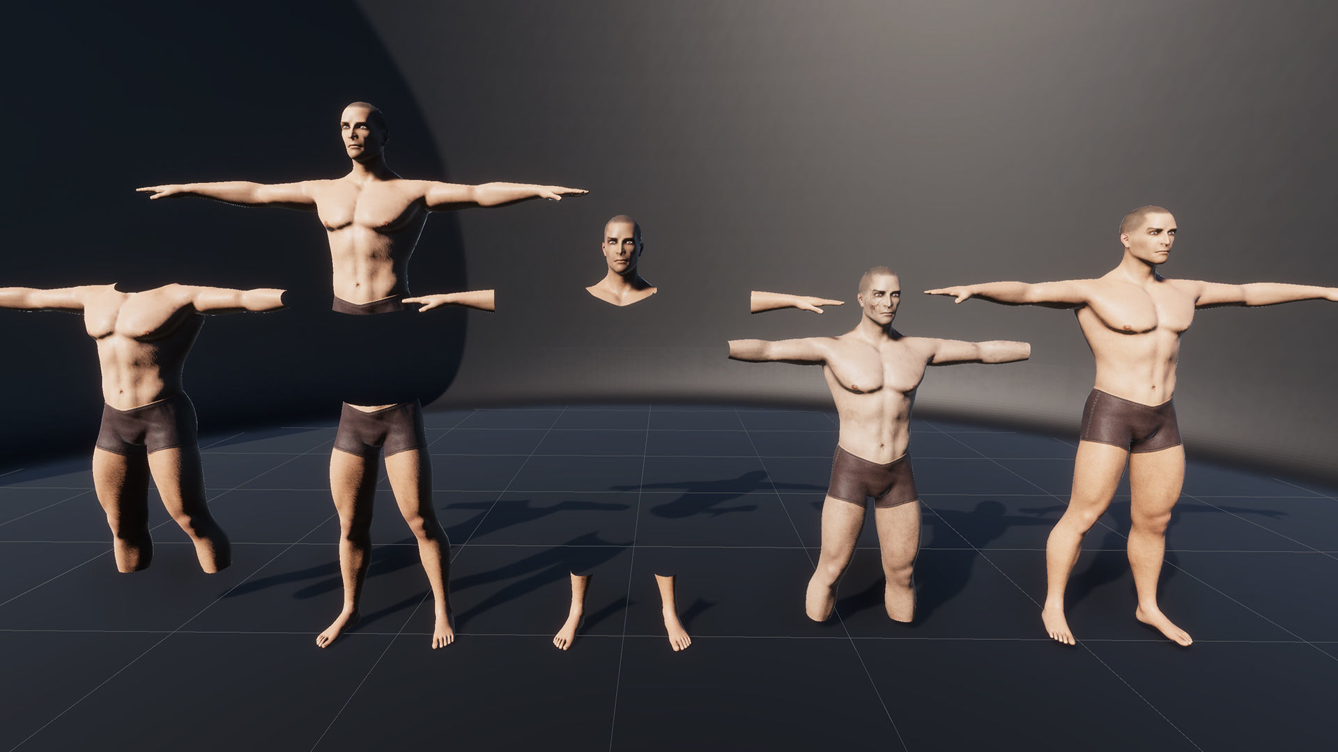 Assassin Low-poly 3D model_28