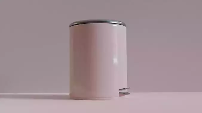 Bathroom Pedal Trash Bin