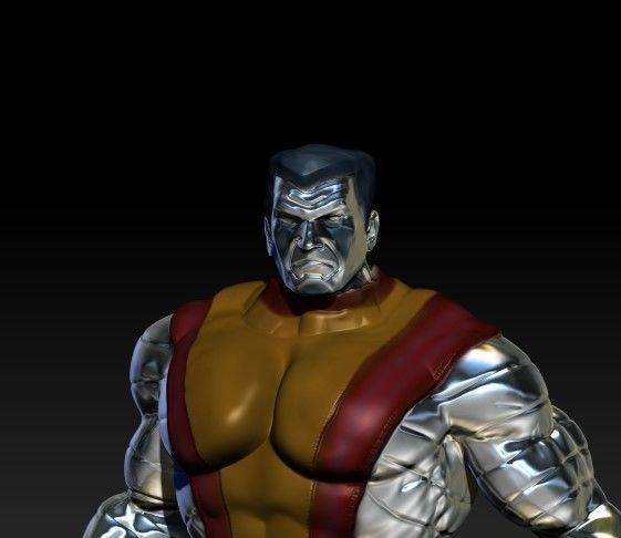 colossus marvel character 3D print model_1