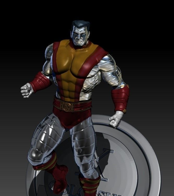 colossus marvel character 3D print model_3