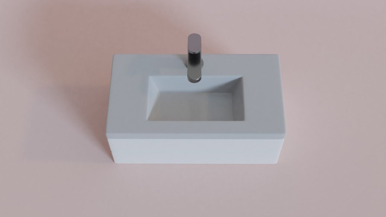 Bathroom Sink Free 3D model_3