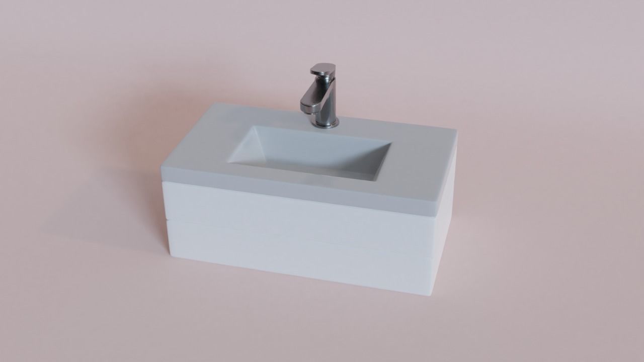 Bathroom Sink Free 3D model_2