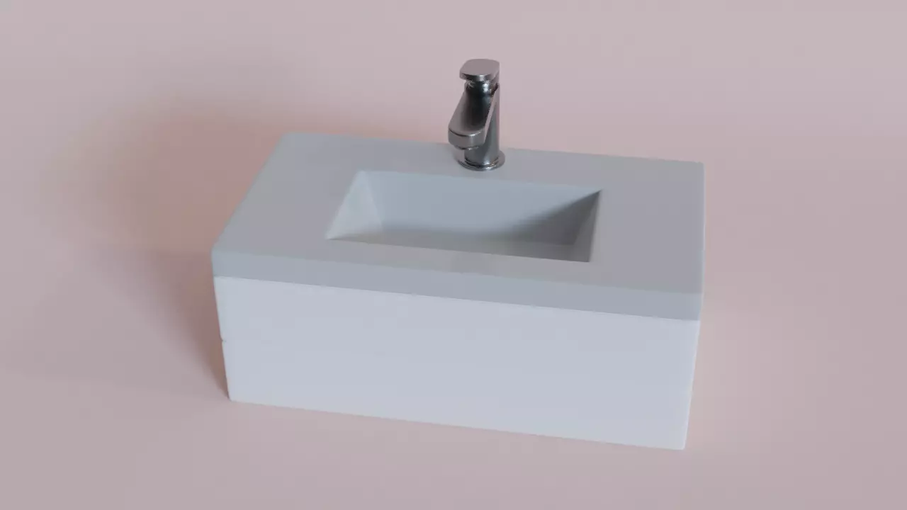 Bathroom Sink Free 3D model_0