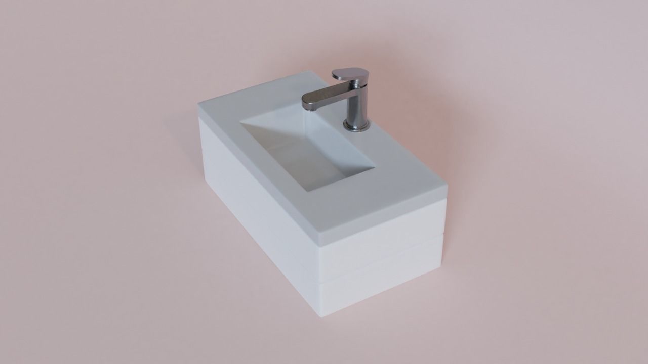 Bathroom Sink Free 3D model_4