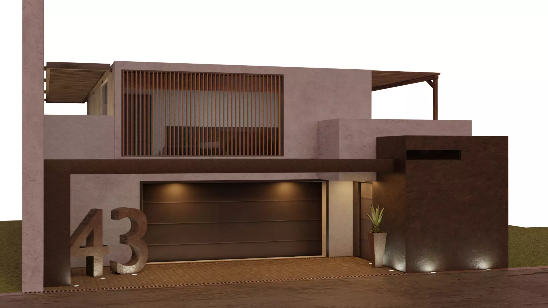 Simple home 3d model Free 3D model