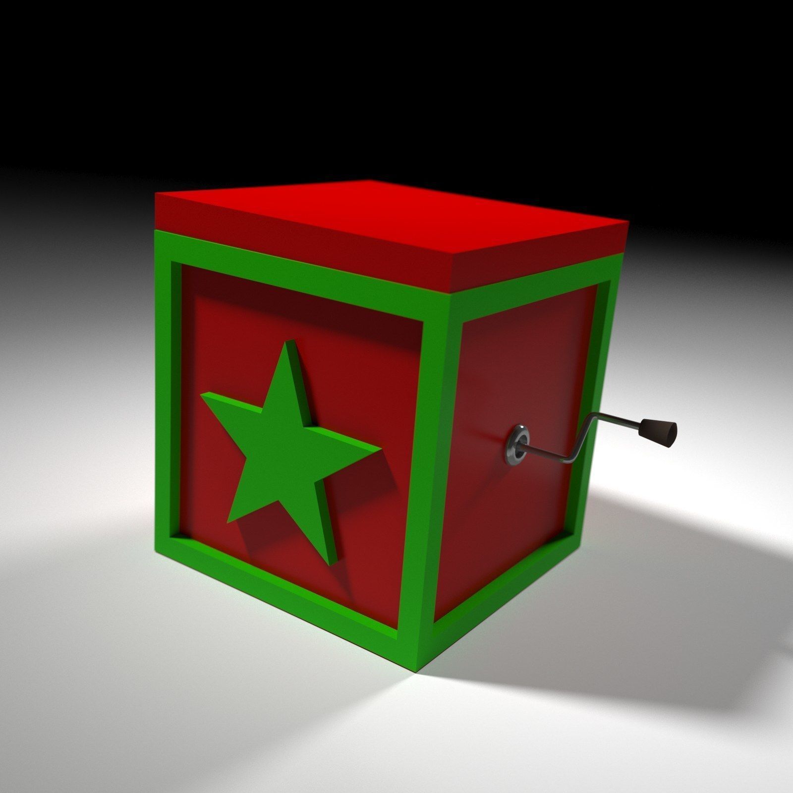Jack in a box 3D model_33