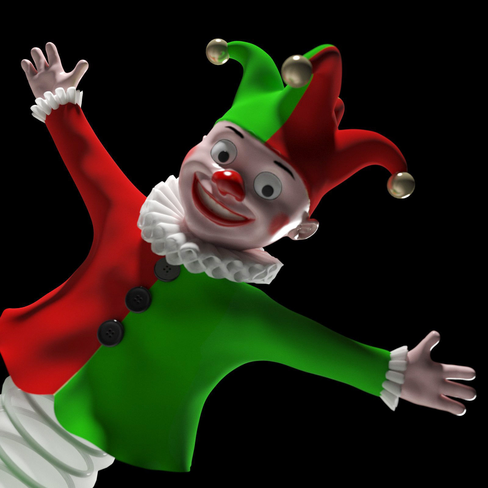 Jack in a box 3D model_12