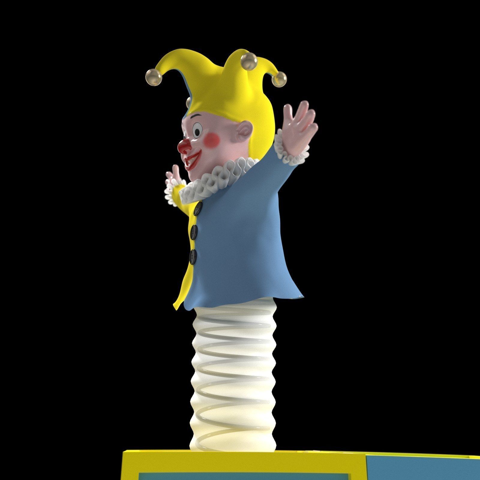 Jack in a box 3D model_32