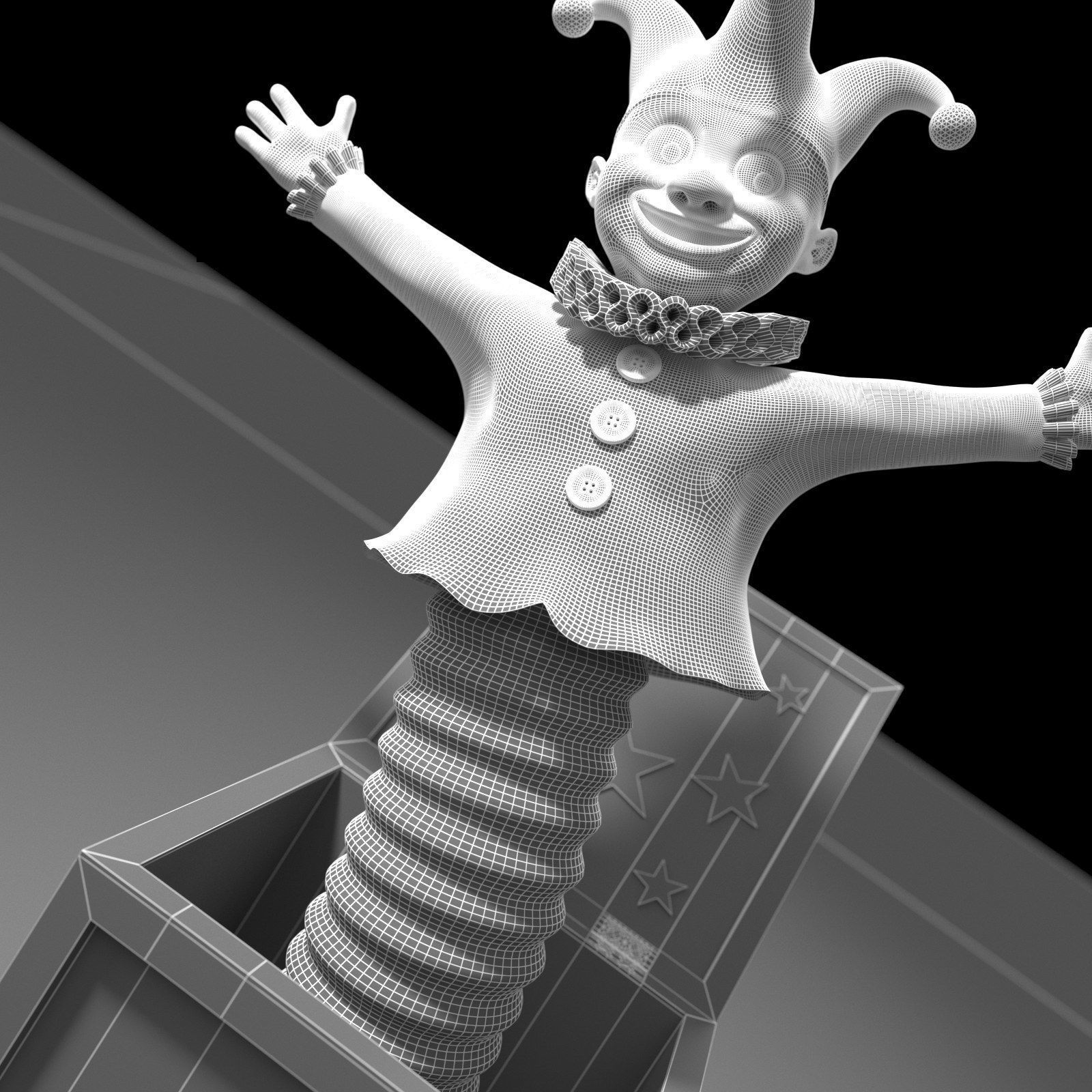 Jack in a box 3D model_18