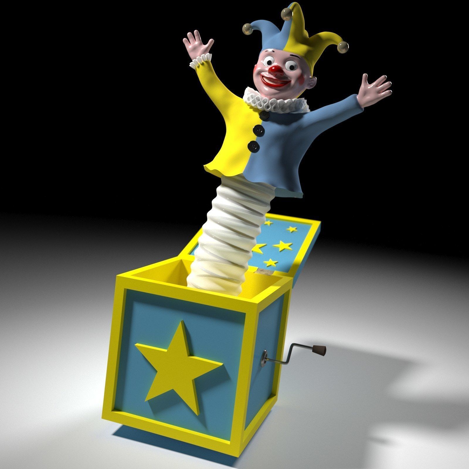Jack in a box 3D model_17
