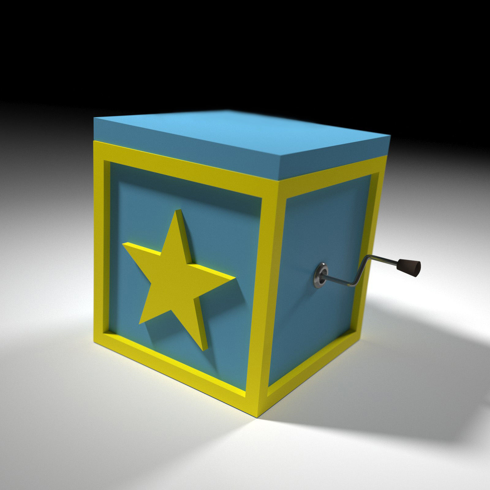 Jack in a box 3D model_5