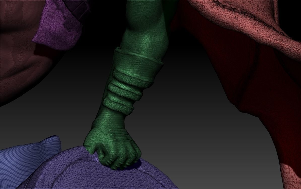 Damian Robin 3D print model_11