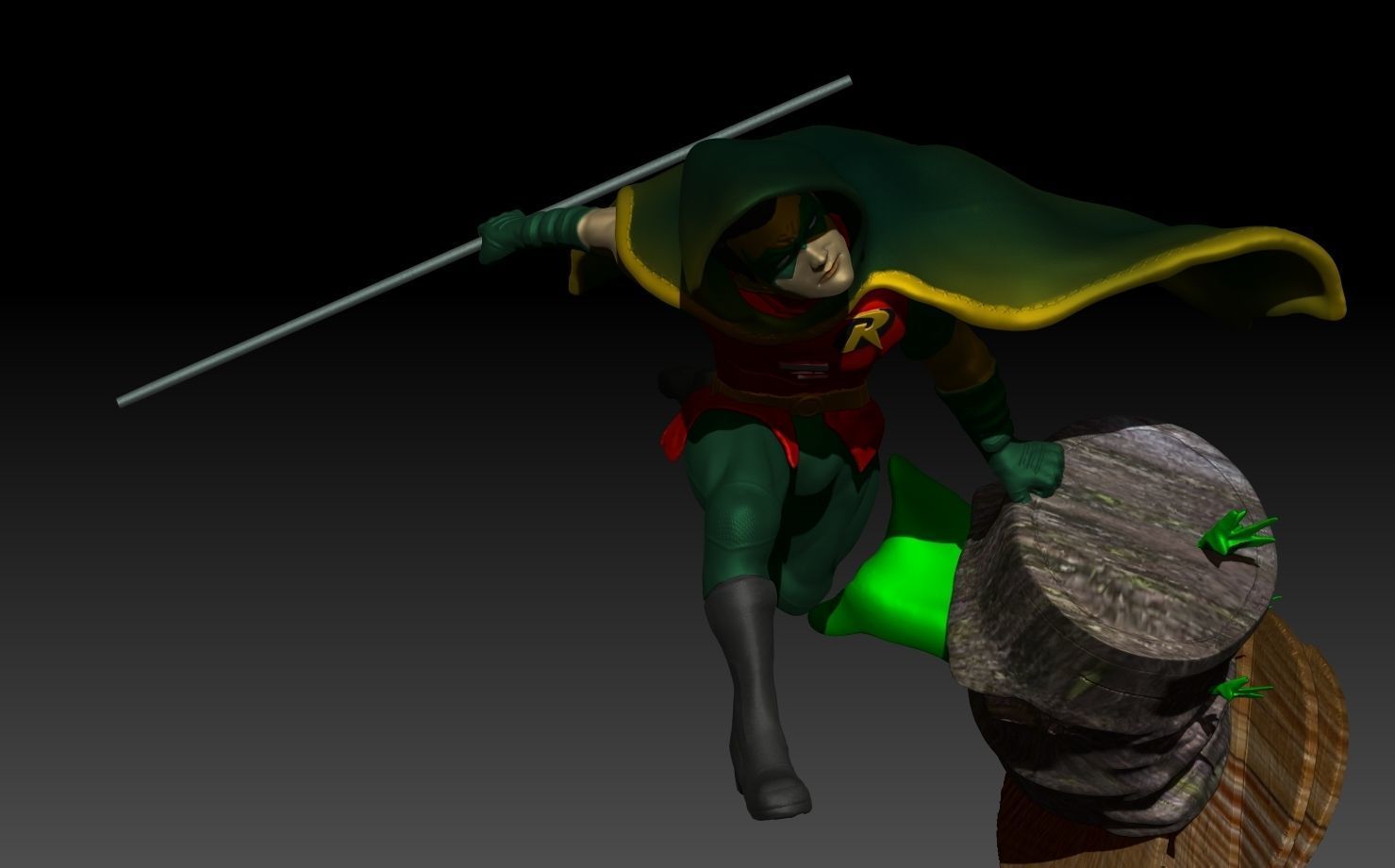 Damian Robin 3D print model_5
