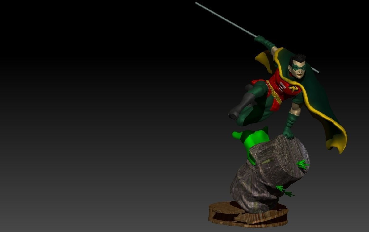 Damian Robin 3D print model_8