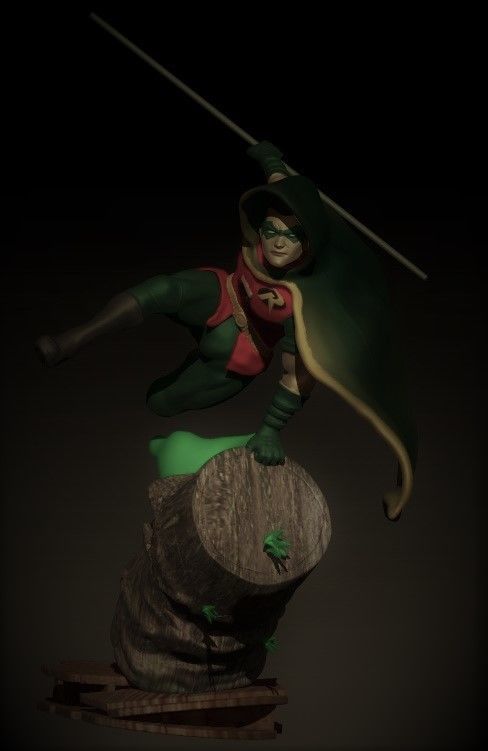Damian Robin 3D print model_10