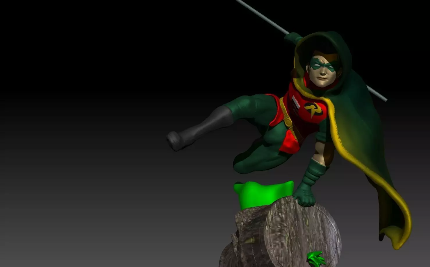 Damian Robin 3D print model_0