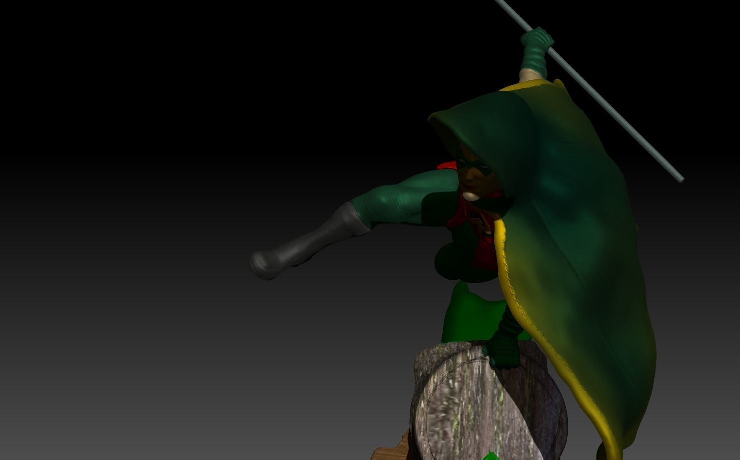 Damian Robin 3D print model_1