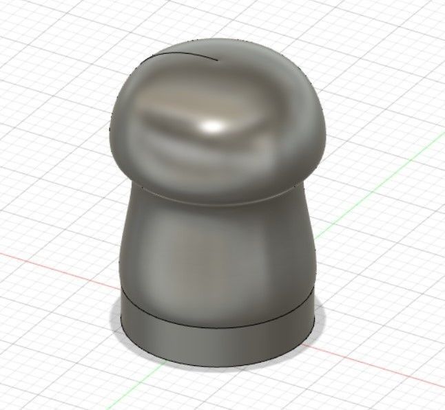 Poti Knobs for Ableton Push 2 Controller - Mushroom Style 3D model_1