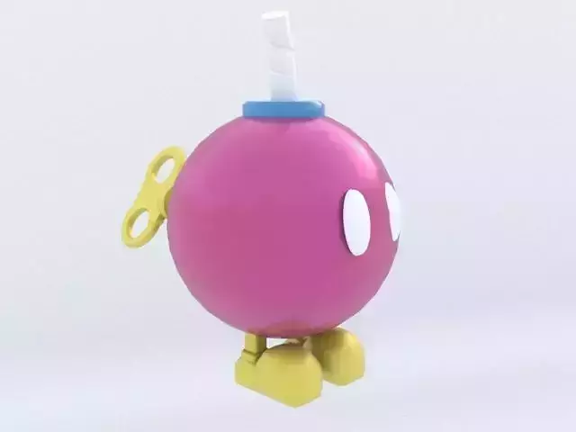 bomb omb super mario- pink