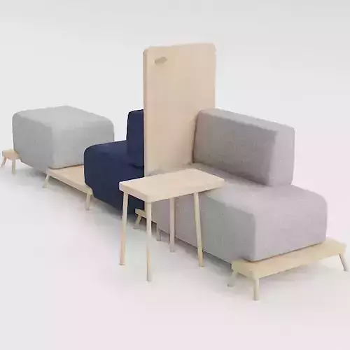 Podia by Luxxbox 3D model