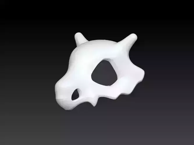Cubone Skull 3D Print Pokemon