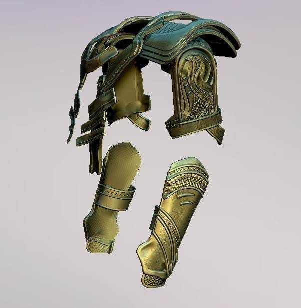 Avengers loki armor 3D print model_2