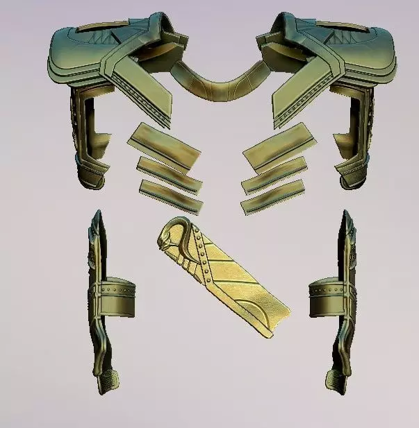 Avengers loki armor 3D print model_0