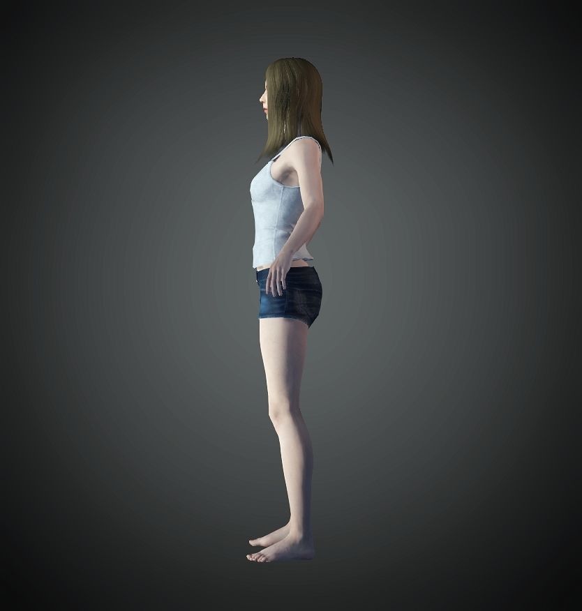 Unity Digital Human RH008 Free 3D model_2