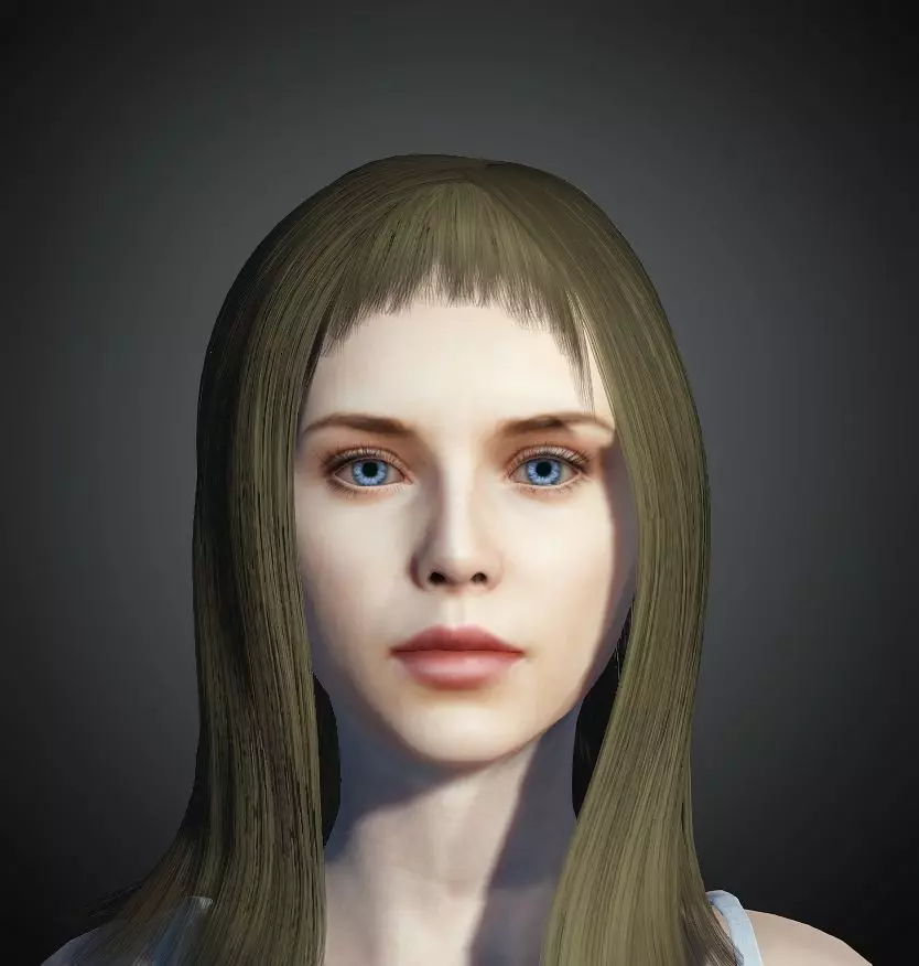 Unity Digital Human RH008 Free 3D model_0