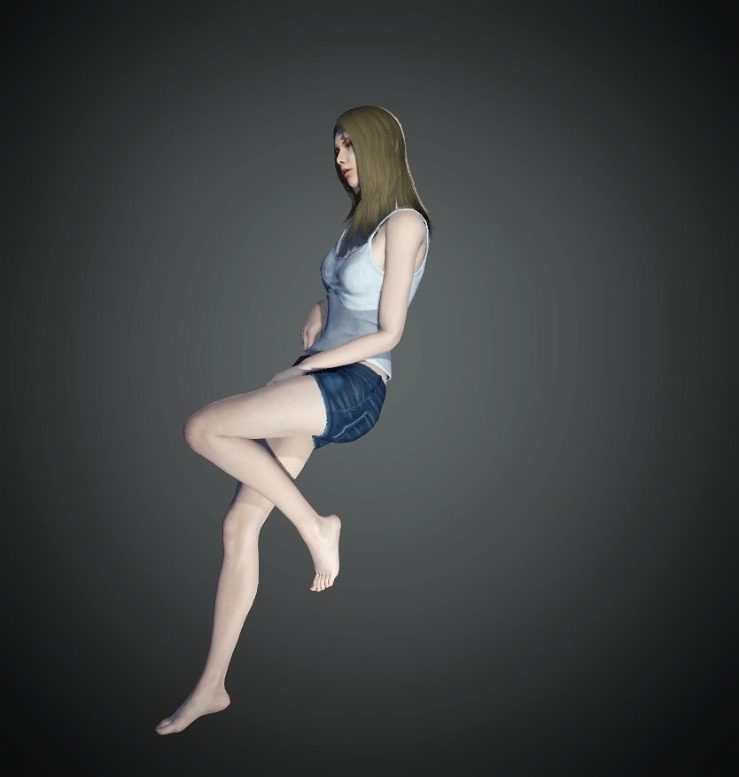 Unity Digital Human RH008 Free 3D model_5