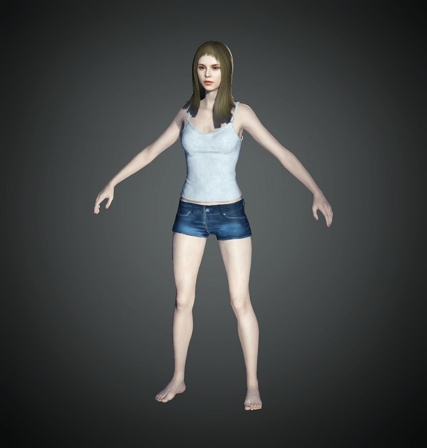 Unity Digital Human RH008 Free 3D model_4