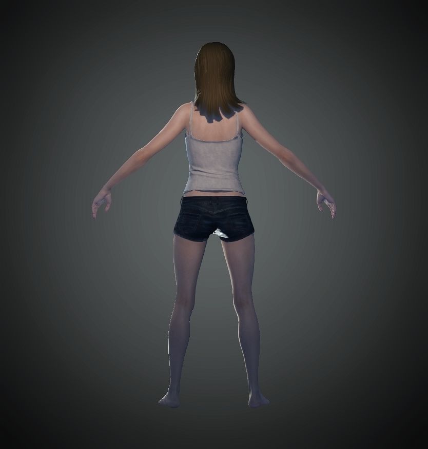 Unity Digital Human RH008 Free 3D model_3