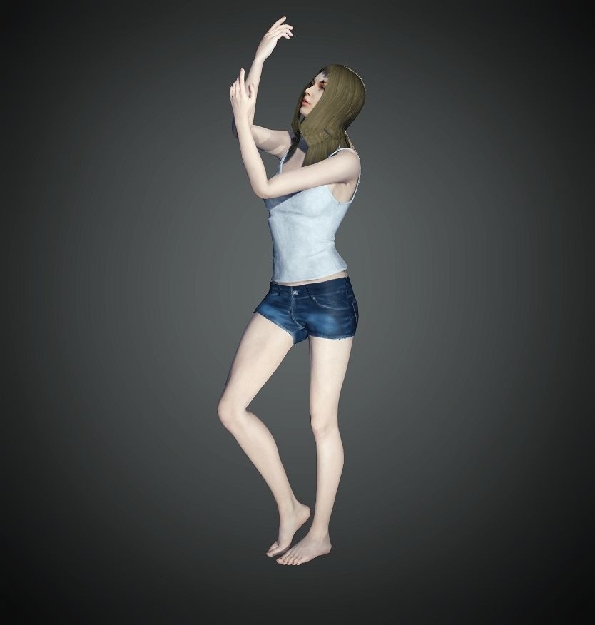 Unity Digital Human RH008 Free 3D model_10