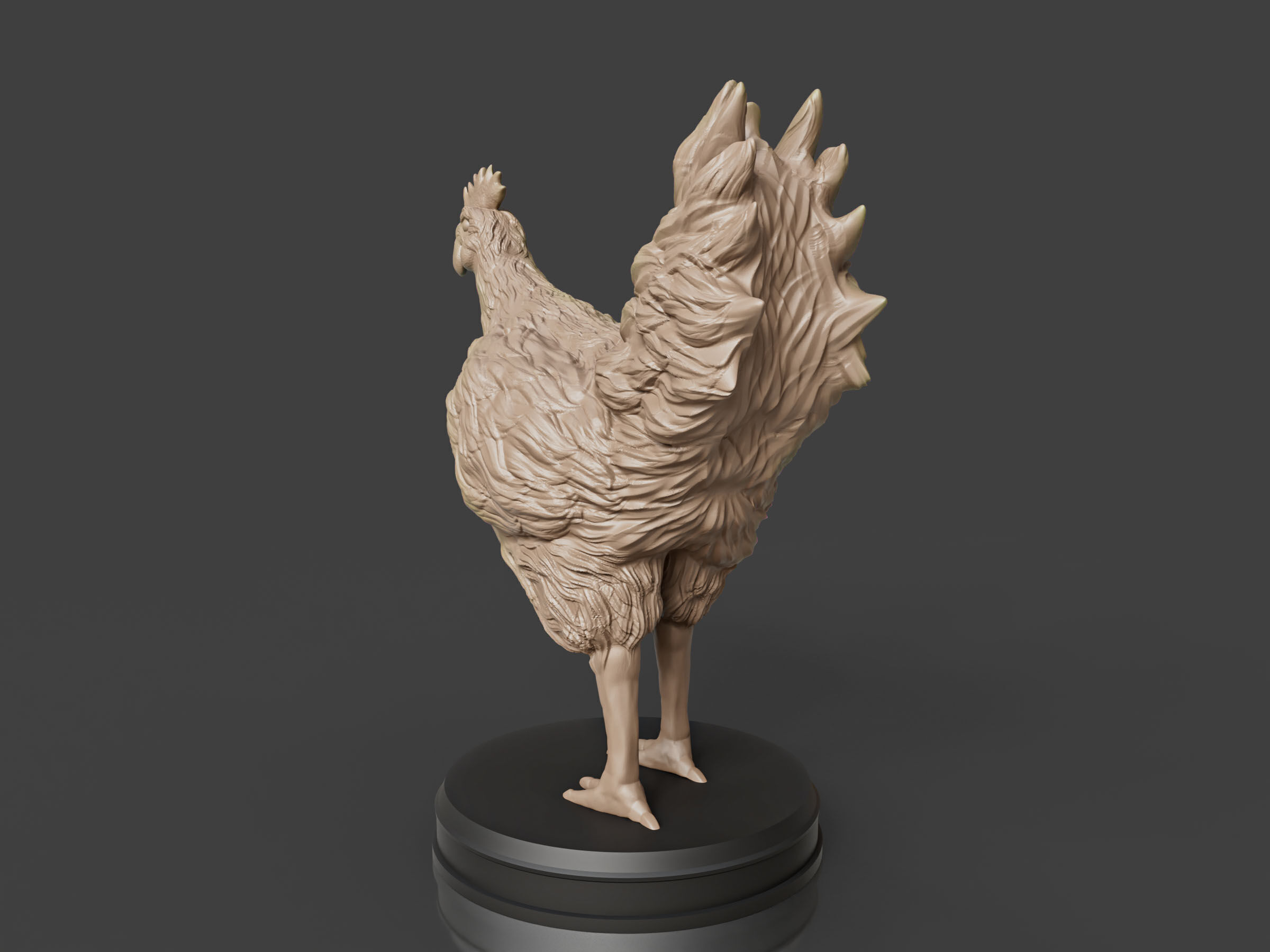 Hen Chicken 3D print model_4