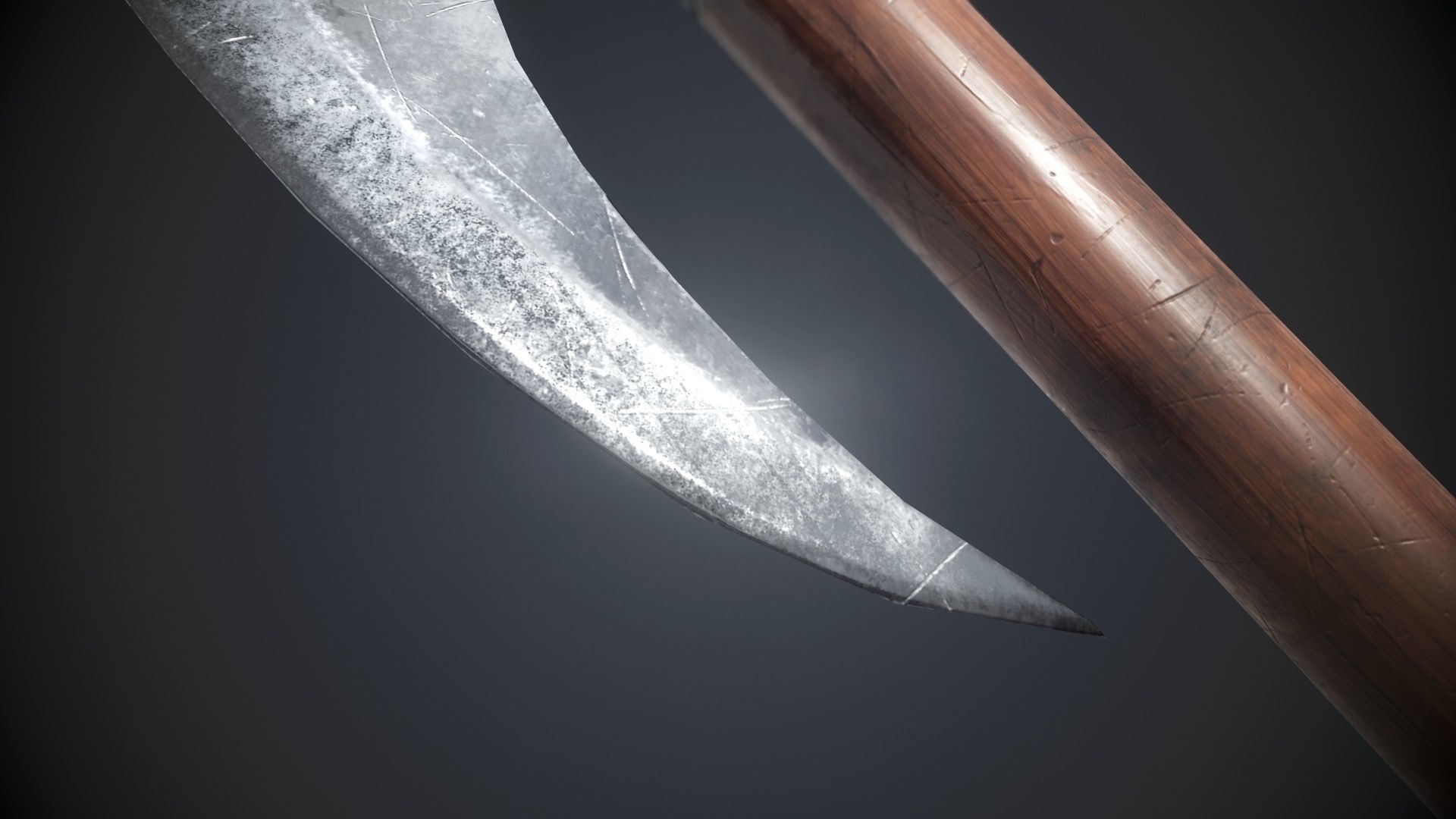 Axe Game ready Model Low-poly 3D model_6