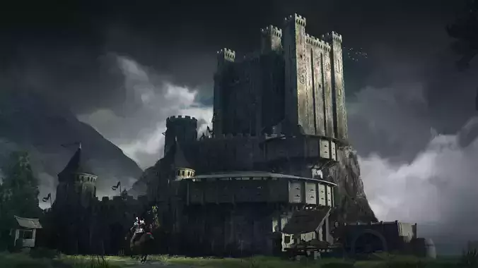 Basic Medieval Castle Pack  3D model