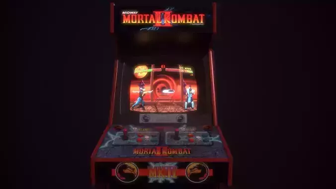 Mortal Kombat 2 Arcade Machine