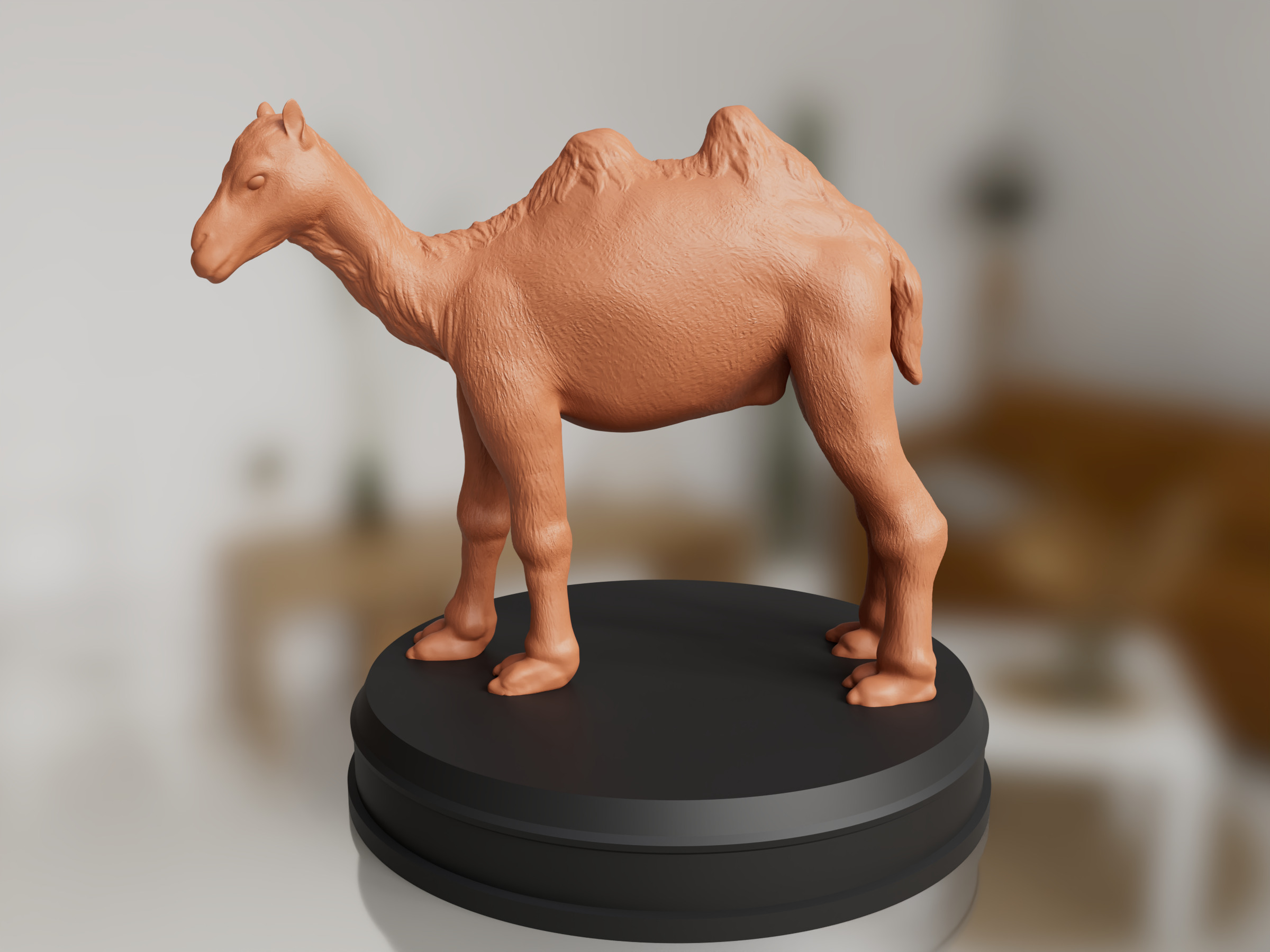 Realistic Camel 3D print model_1