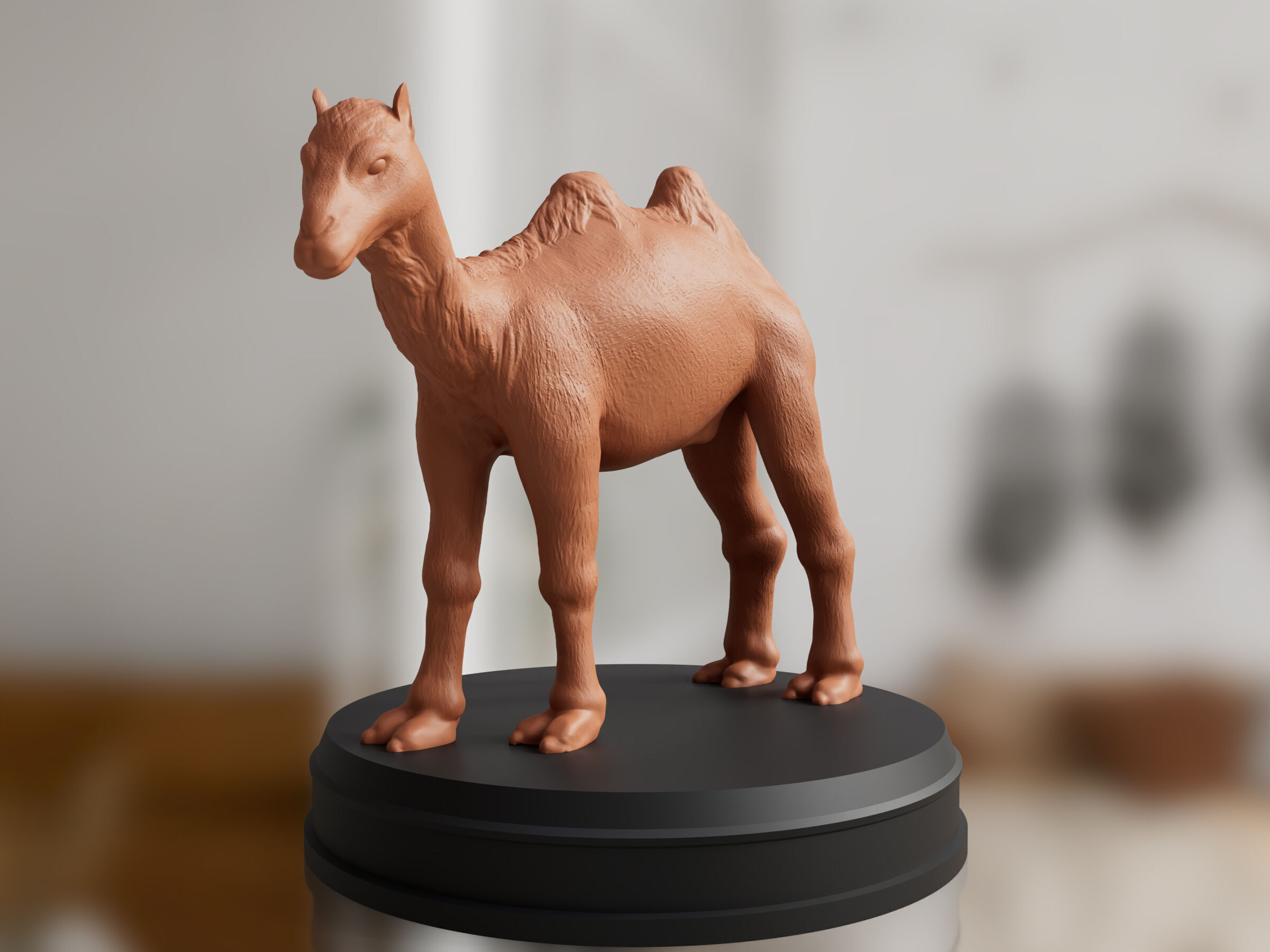 Realistic Camel 3D print model_2