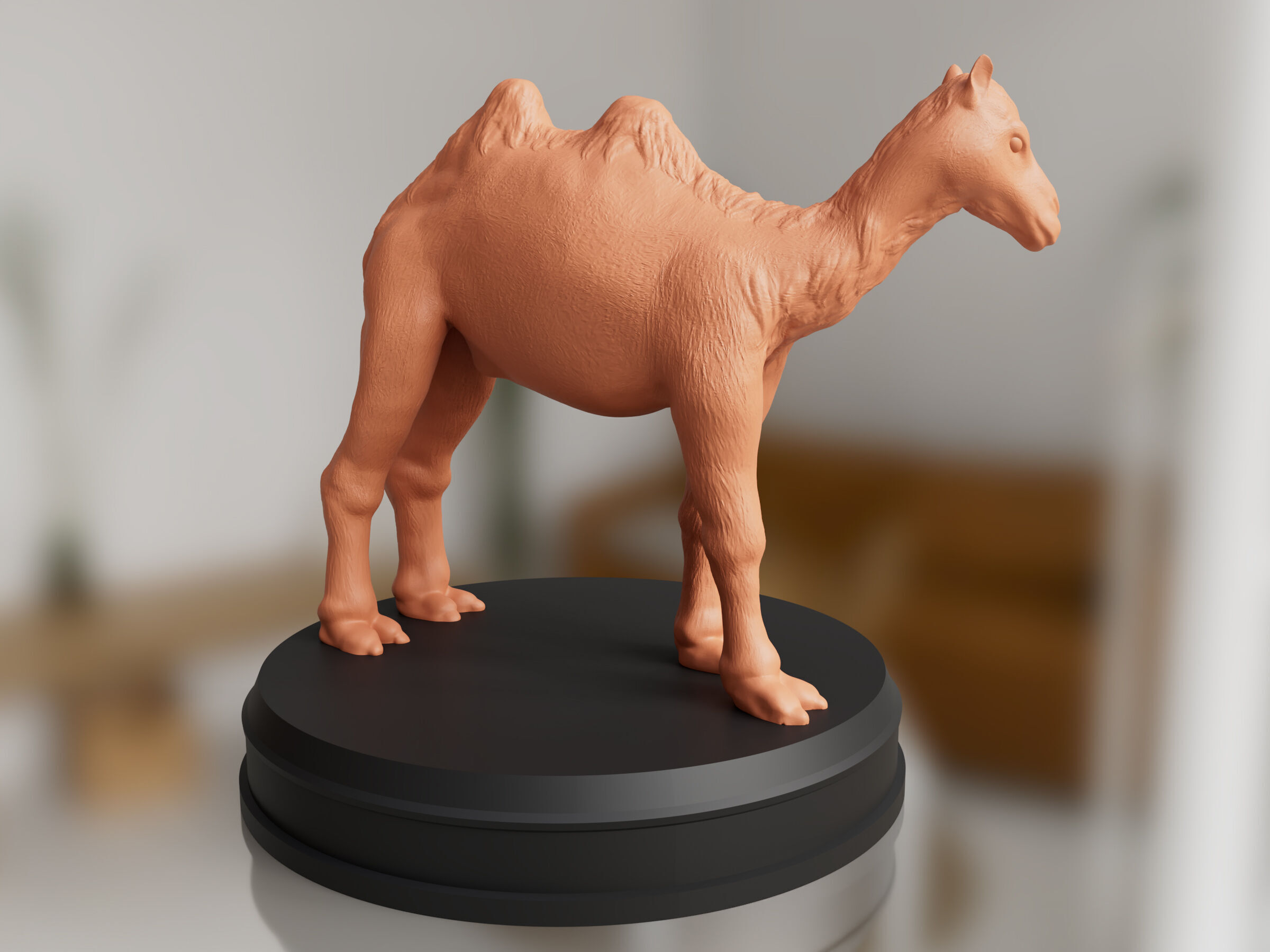 Realistic Camel 3D print model_5