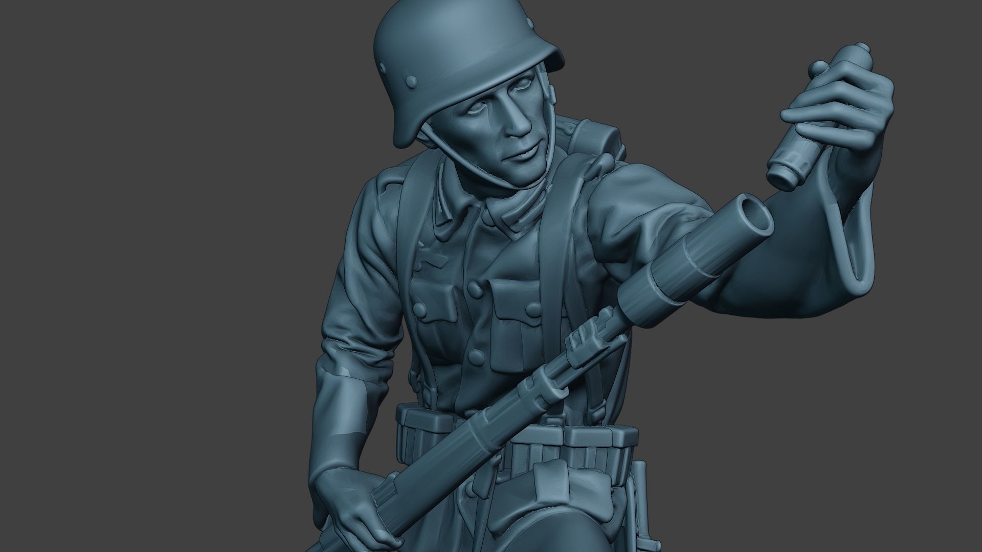 German soldier ww2 Schiessbecher2 G5 3D print model_19