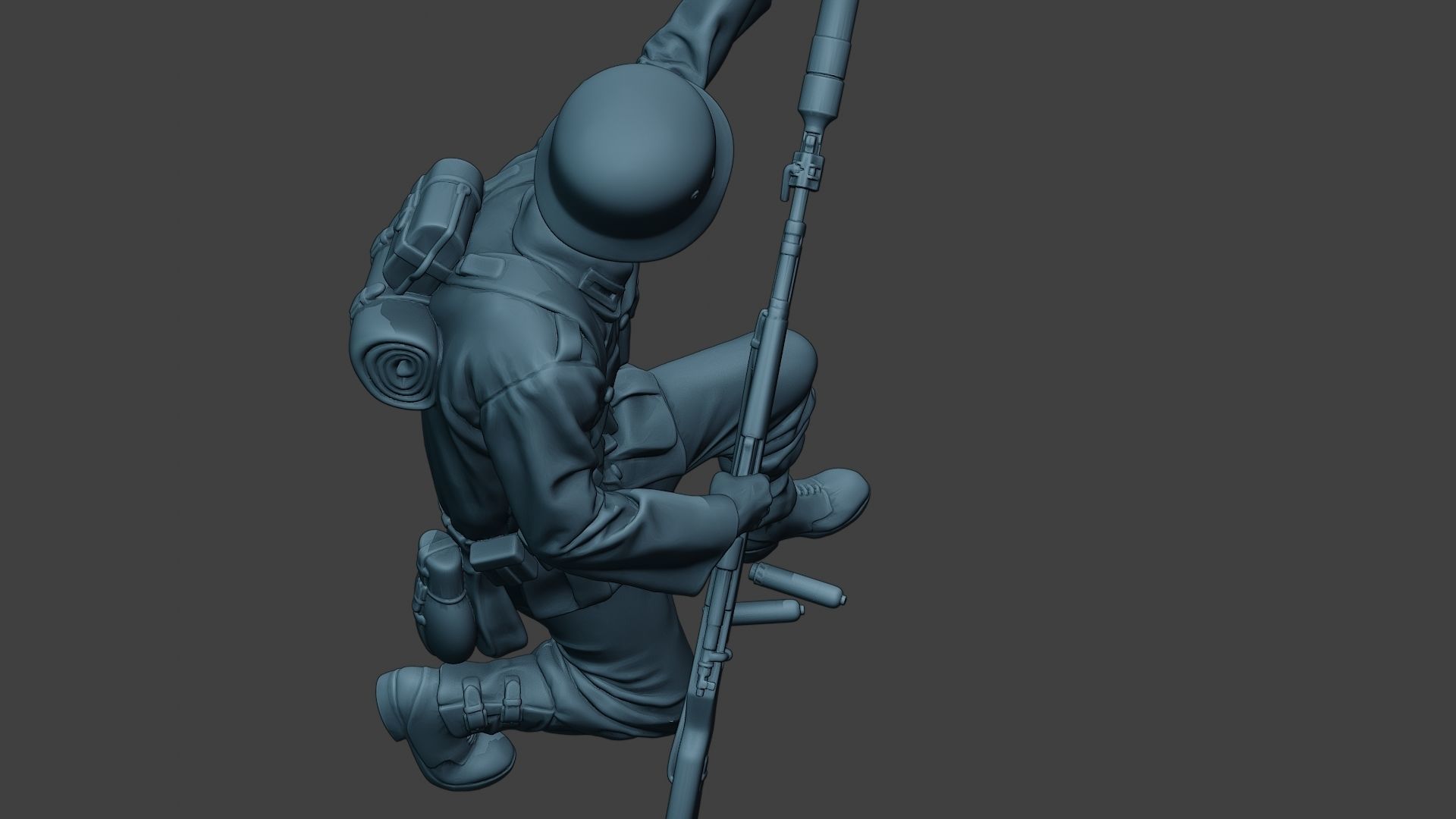 German soldier ww2 Schiessbecher2 G5 3D print model_23