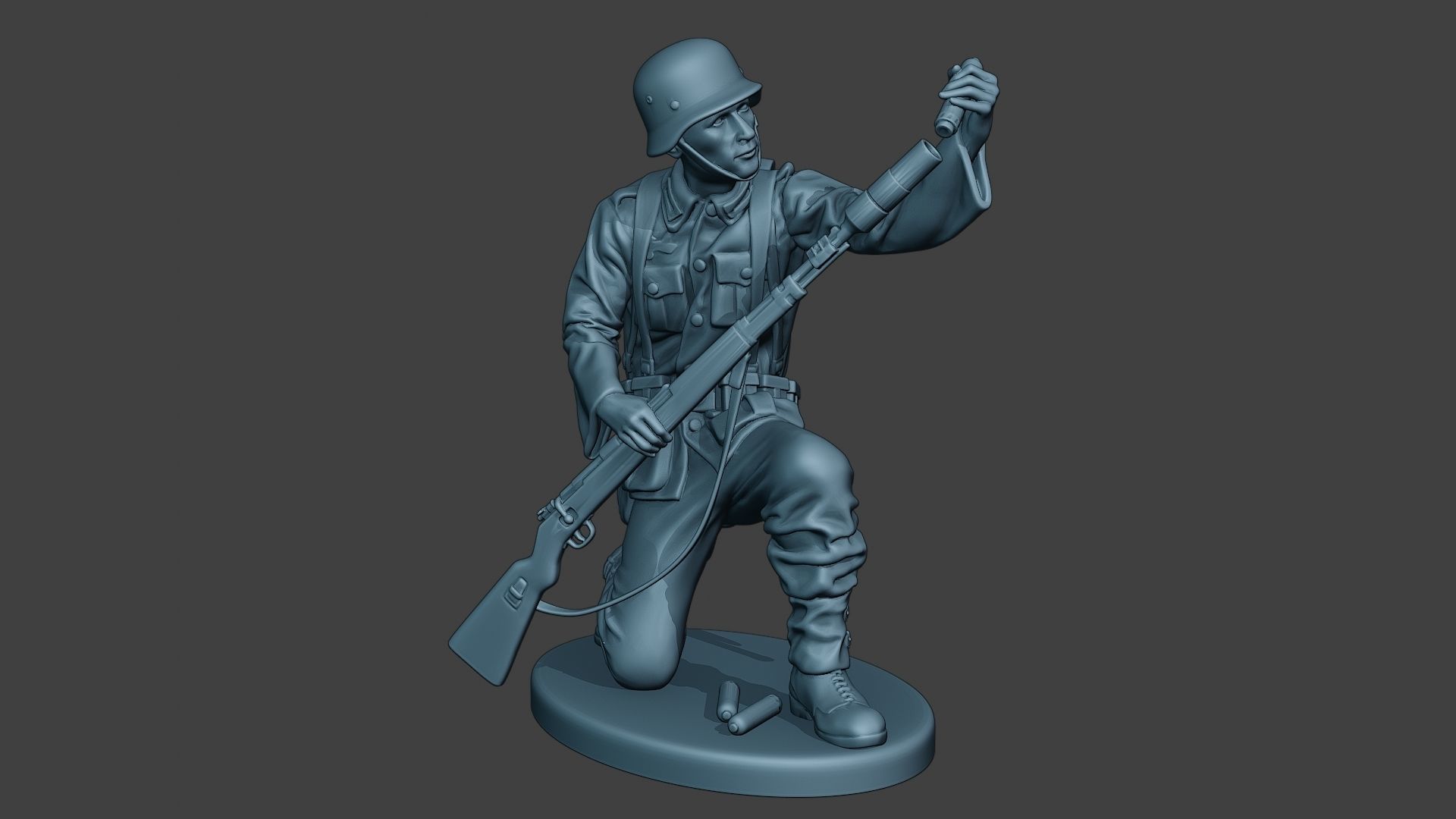 German soldier ww2 Schiessbecher2 G5 3D print model_10