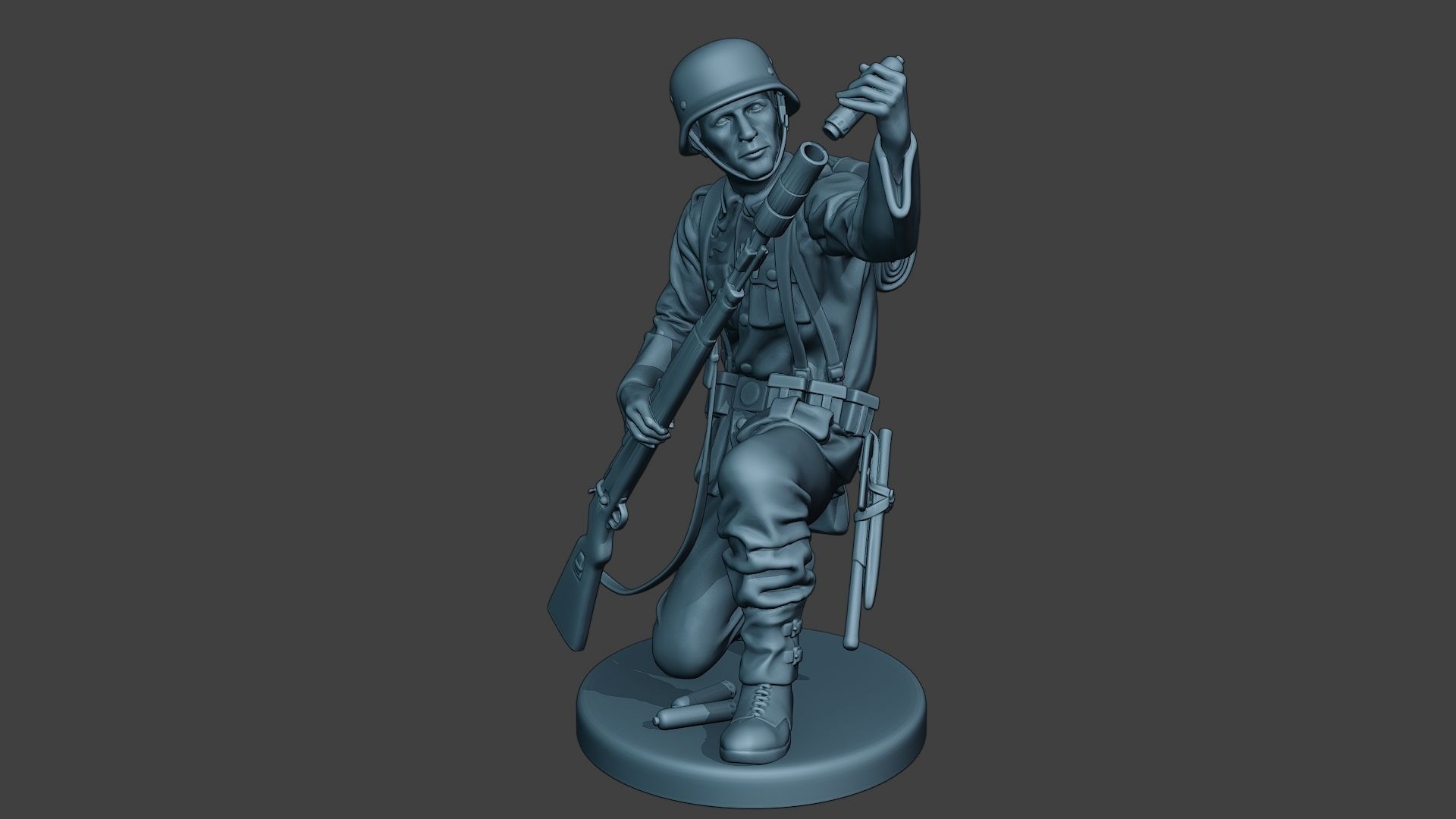 German soldier ww2 Schiessbecher2 G5 3D print model_1