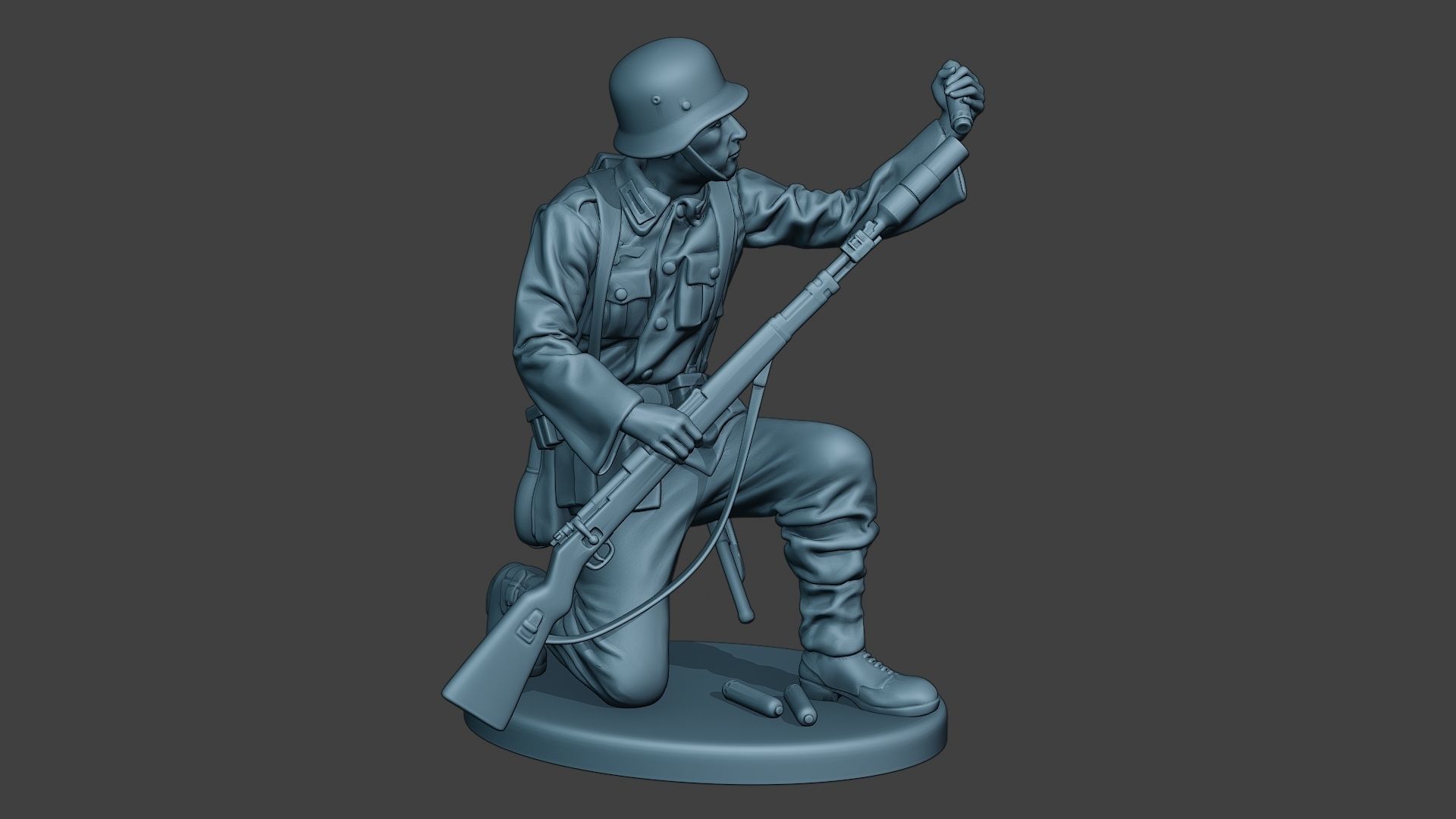 German soldier ww2 Schiessbecher2 G5 3D print model_9