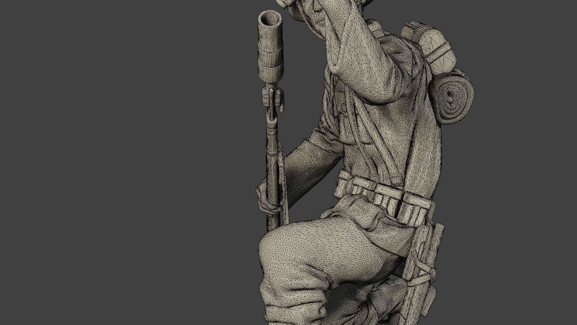 German soldier ww2 Schiessbecher2 G5 3D print model_12