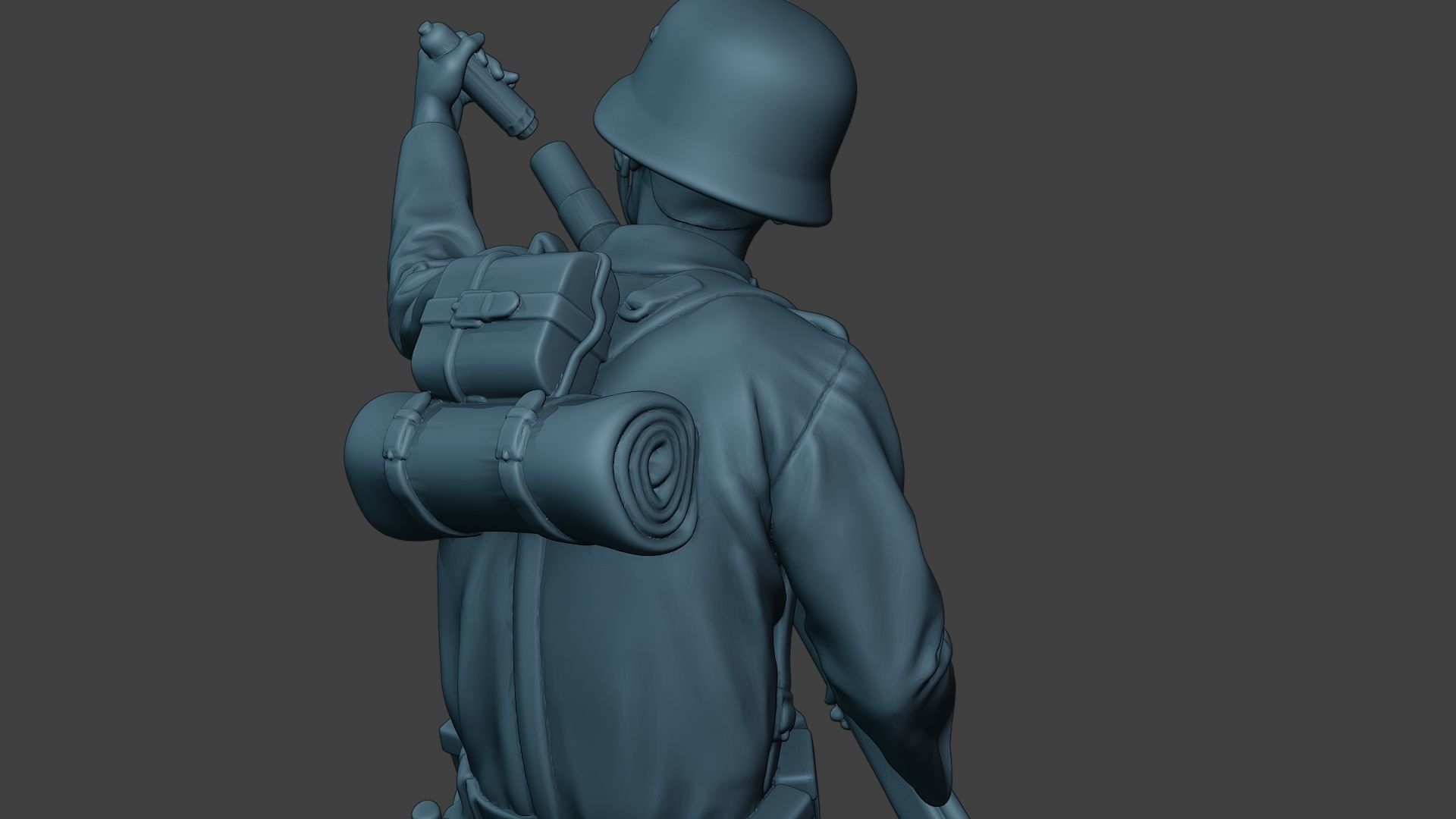 German soldier ww2 Schiessbecher2 G5 3D print model_21