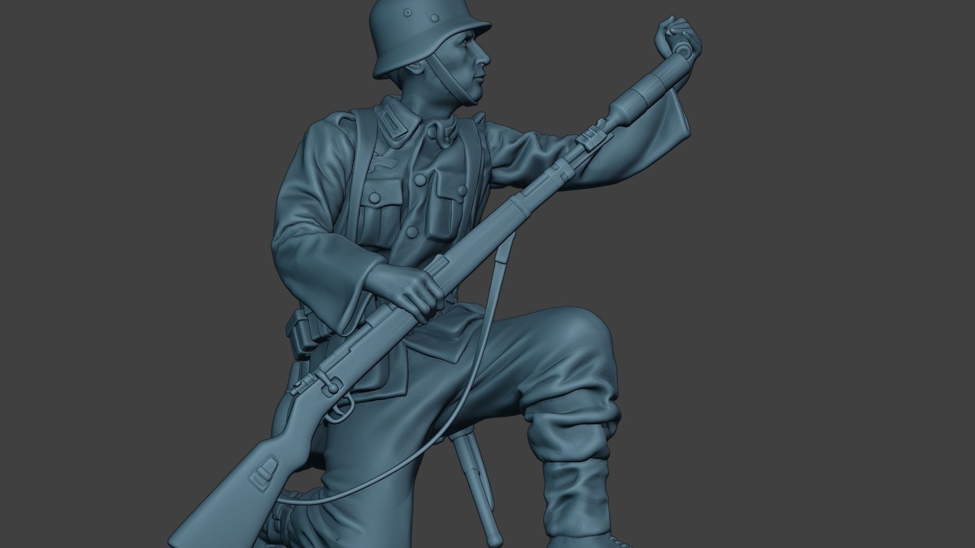 German soldier ww2 Schiessbecher2 G5 3D print model_29