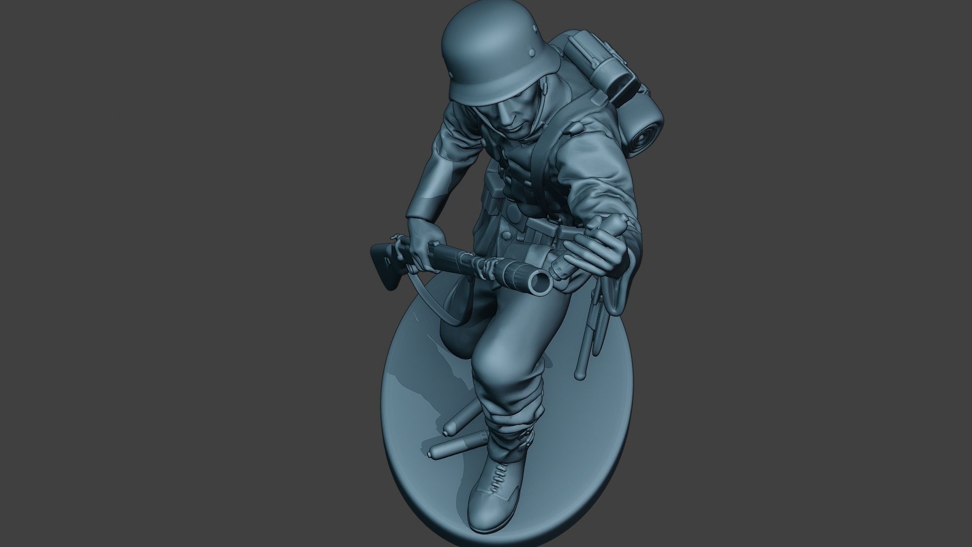 German soldier ww2 Schiessbecher2 G5 3D print model_14